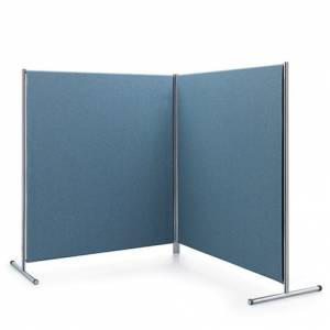 Trennwände Raumteiler blau Akustik Trennwand Büro Stellwand Büro Caimi Snowsound Sepà rolls