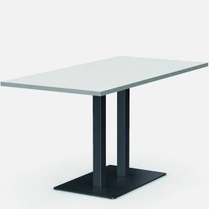 Rechteckig Tisch Besprechungstisch Konferenztisch Quadratisch Cafeteria Tisch Konferenztische Büro weiß Zemp STELE ZRE