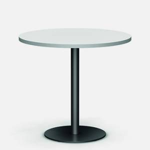 Besprechungstisch Rund Cafeteria Tisch Konferenztisch Büro weiß Zemp STELE ZR