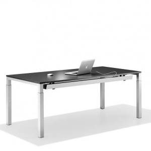 höhenverstellbarer Schreibtisch WINI WINEA ECO 4-Fuß für ergonomische Büroarbeitsplätze