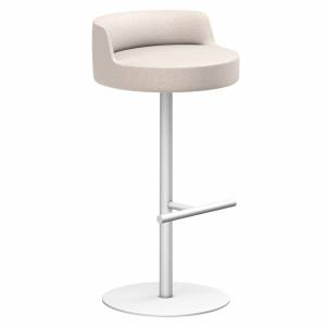Barhocker beige Barstuhl Säulenfuss Brunner Banc