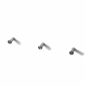 Wand-Garderobenhaken Haken Garderobe Aluminium Stahl, D-Tec, Vici