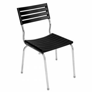 Besucherstuhl schwarz Besucherstühle Kunstoff Gartenstuhl feuerverzinkt Gartenstühle Cafeteria Stuhl Kantinen Stuhl mobbel SITmax
