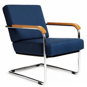 Clubsessel blau Loungesessel mit Armlehnen Loungemöbel, Embru, Moser Fauteuil Modell 1435