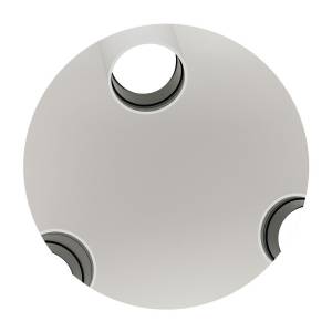 Deckenleuchten LED Deckenlampe Design Bürolampe Decke LED Spot Rund grau XAL Cavo