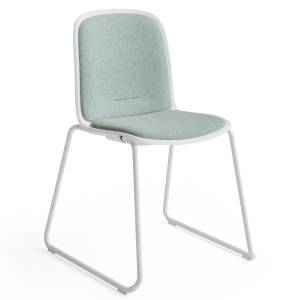Besucherstuhl mit Kuffengestell Besucherstühle Cafeteria Stuhl Kantinen Stuhl Steelcase Cavatina