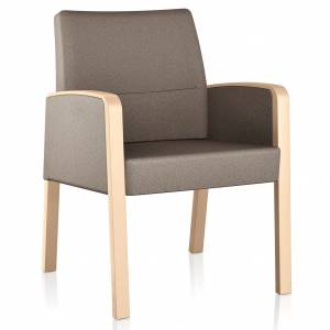 Loungesessel braun Sessel Holz Lounge Brunner Sonato