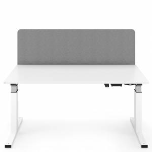 Elektrisch höhenverstellbarer Schreibtisch weiß Büro Schreibtische Büromöbel Lista Office LO Manus
höhenverstellbar
mit Trennwand