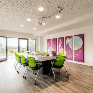 Büroplanung MeLuna Haunberg Besprechungsraum Horst Steiner Innenarchitektur