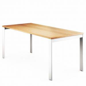 Design Schreibtisch Arbeitstisch Büro Designer Schreibtische Holz Mikomax Flexido U
Ohne Quertraverse für mehr Beinfreiheit
rechteckig