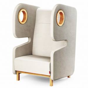 Loungesessel Lounge Sessel weiss Mikomax Packman