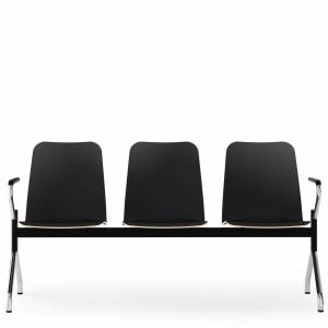 Traversenbank schwarz Traversenbänke Rosconi logochair Bank
