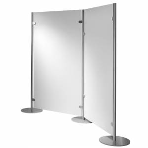 Trennwand Stahl Trennwände W. Keller Trennwand-System INOX-line