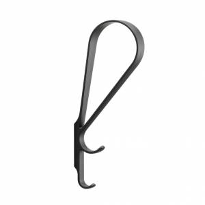 Wandhaken schwarz Garderobe Artek Tupla Wall Hook