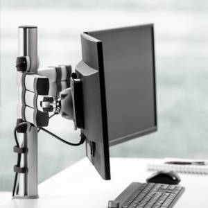Monitorhalter Schwenkarme fm Büromöbel TSS-DasTetra-Support-System