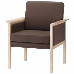 Loungesessel braun Sessel Lounge Holz Brunner window