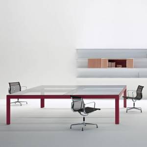 Design Konferenztisch Glas, Exklusiv, Unifor, Naòs