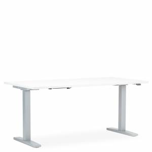 Höhenverstellbarer Schreibtisch elektrisch ergonomische Schreibtische weiss Nowy Styl eUP
LED Display
höhenverstellbar
rechteckige Tischplatte