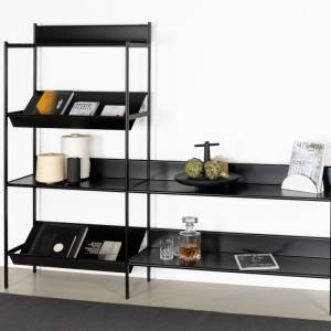 Regal schwarz Wogg 70 Regalsystem
