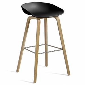 Barhocker Holz Barstuhl schwarz HAY About A Stool AAS32