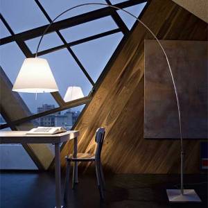 Stehleuchte Stehlampe Aluminium Luceplan Lady Costanza