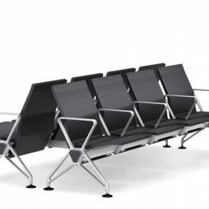 Traversenbank schwarz Traversenbänke, vitra, Airline