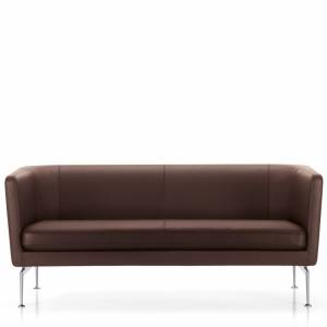 Loungesofa braun Lounge Sitzmöbel, vitra, Suita Club Sofa