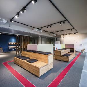 Büroplanung CARMEQ MODULAR INNOVATION SPACE Actincommon