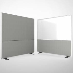 Stand Whiteboard Büro Whiteboards Magnettafel o+c system - adeco, Acoustic Space Whiteboard
