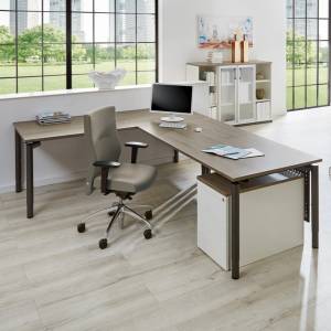 Schreibtisch Büromöbel, Eckschreibtisch, Schreibtische Design, fm Büromöbel all in one - fm 11/13