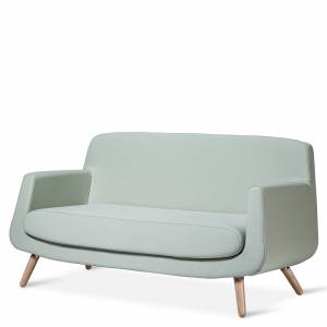 Lounge Sofa Holz Skandiform Jeffersson - 2-Sitzer Sofa