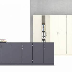 Türschränke Sideboard Büro, VS, Serie 800 Flügeltürschrank 8-12