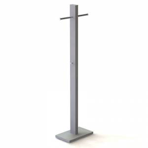 Kleiderständer Edelstahl Standgarderobe Garderobe D-Tec, Mister T
