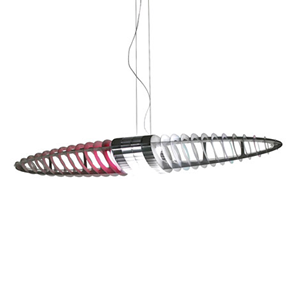 Büro Deckenlampen Design Längliche Pendelleuchten Design LED Büroleuchte, Luceplan, Queen Titania