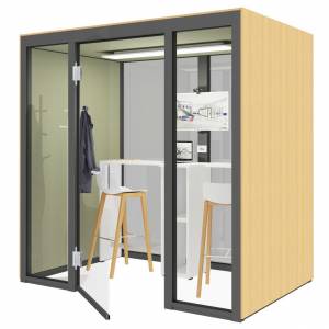 Akustik Kabine, Schallschutzkabine, Büro,  König + Neurath, QUIET.BOX Duo XL