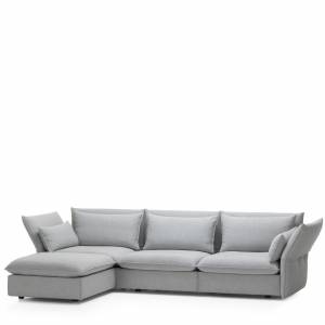 Sofa grau Lounge Sofa Vitra Mariposa Corner