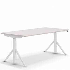 Höhenverstellbarer Schreibtisch elektrisch ergonomische Schreibtische weiss Sedus se:lab e-desk A