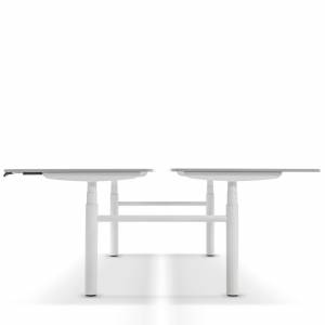Höhenverstellbarer Schreibtisch elektrisch ergonomische Schreibtische Sedus se:lab twin
Doppelarbeitsplatz