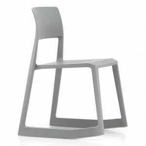 Besucherstuhl grau Besucherstühle Kunststoff Vitra Tip Ton RE