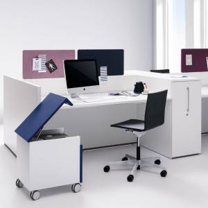 Schreibtisch Bürocaddy Büroorganisation Schreibtische modern Büromöbel, werner works, basic C Arbeitsplätze