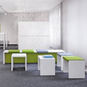 Bank Modulare Sitzelemente, werner works, K-Modul Sit
