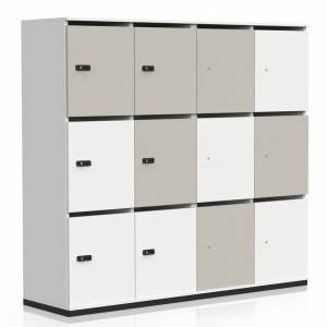 Schliessfachschrank Büro Schliessfachschränke grau Lockers Vario M3 Lockerschrank
