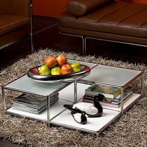 Couchtische Glas Beistelltisch modern Beistelltische System4 Couchcitsch