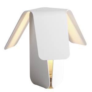 Tischlampe reinweiß Schreibtischlampen modern Tischleuchte, Schätti Leuchten, DRI