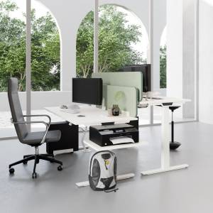Höhenverstellbarer Schreibtisch elektrisch ergonomische Schreibtische Palmberg Crew T