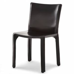Besucherstuhl schwarz Besucherstühle Leder Konferenzstühle Konferenzstuhl, Cassina, 412 CAB