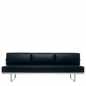 Sofa schwarz Dreisitzer Lounge Loungesofa Loungemöbel, Cassina, LC5