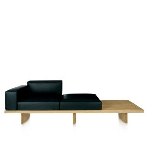 Lounge Bank Beistelltisch Holz Cassina 514 REFOLO