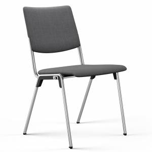 Besucherstuhl grau Besucherstühle stapelbar Konferenzstuhl Brunner hero plus