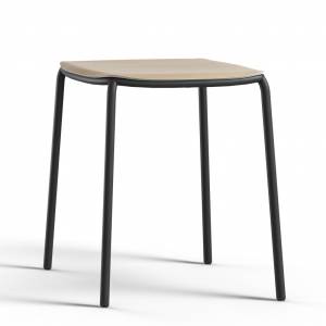 Hocker Holzschale Schreibtischhocker Stahl Brunner nate s